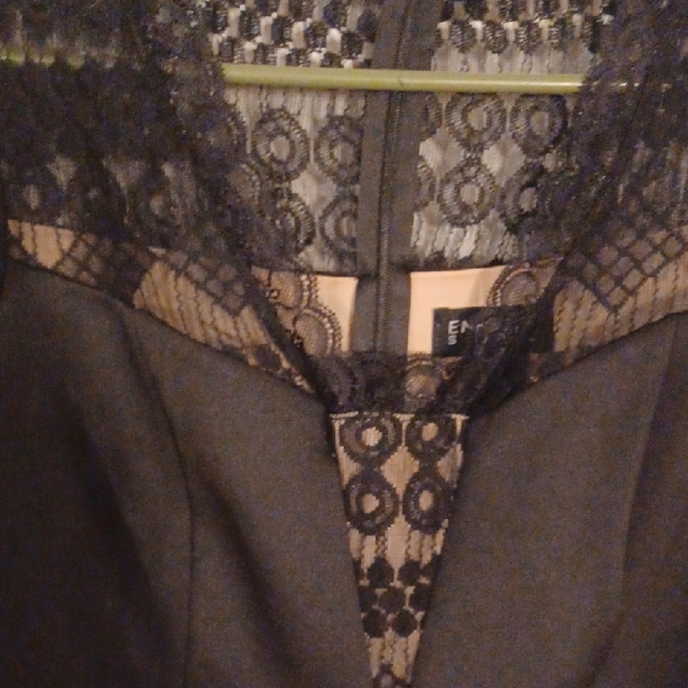 Enfocus Studio Black Lace Dress Women's Size 4 - Picture 4 of 7